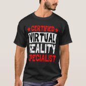 Certified Virtual Reality Specialist Tシャツ (正面)
