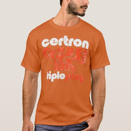 Certron Cassette Tape T-Shirt - Retro 80s Cassette Tシャツ (正面)