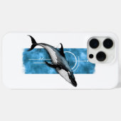 Cerulean Leviathan: Blue Whale Masty Case-Mate iPhoneケース (裏面 (横))