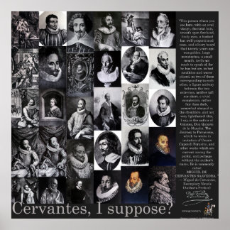 CERVANTES、たぶん？ – ポスター–400年QUIXOTE ポスター