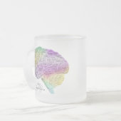 Cerveau Psychologie フロストグラスマグカップ (正面左)