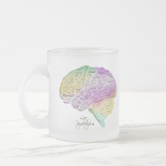 Cerveau Psychologie フロストグラスマグカップ (左)