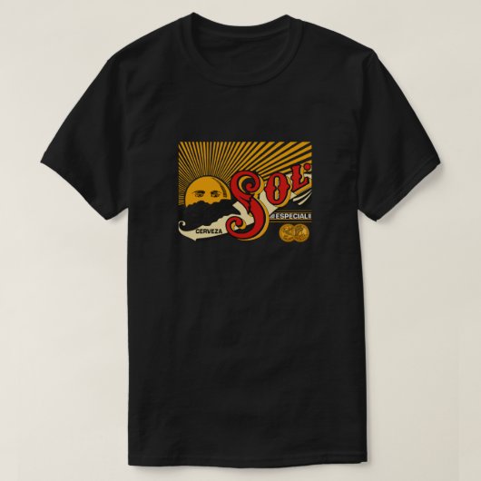CERVEZA SOL必須 Tシャツ (デザイン正面)