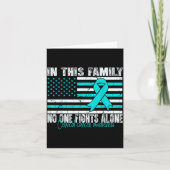 Cervical Cancer Awareness Women Men Cervical Cance カード (正面)