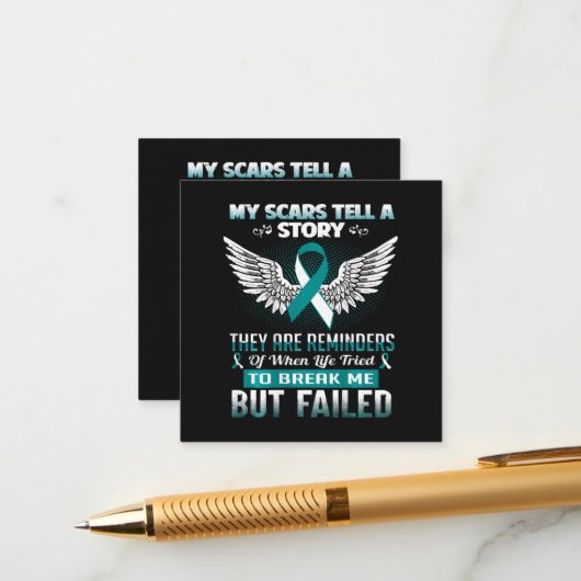 Cervical Cancer Women エンクロージャーカード (正面/裏面インサイチュ)