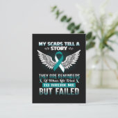 Cervical Cancer Women サンキューカード (スタンド正面)
