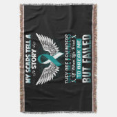 Cervical Cancer Women スローブランケット (正面縦)