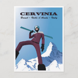 Cervinia,Breuil,Valle d'Aosta,イタリア, ポストカード