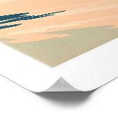 Cervinia Ski Print 1 ポスター (角)