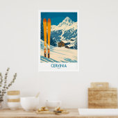 Cervinia Ski Wall Art Poster 1 ポスター (キッチン)