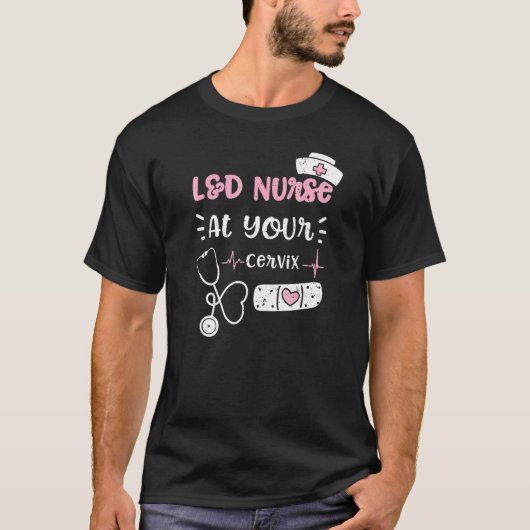 Cervix L&Dナースアットユセビクスナースことわざ Tシャツ (正面)
