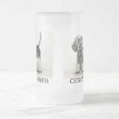 Ceskyテリア フロストグラスビールジョッキ (中央)