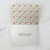 Český jazyk - Vánoční pozdravy a Nový rok シーズンカード (内部)