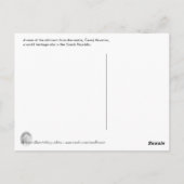 Cesky Krumlov古い町のはがき ポストカード (裏面)