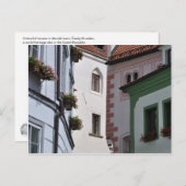 Cesky Krumlov古い町のはがき ポストカード (正面/裏面)