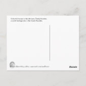 Cesky Krumlov古い町のはがき ポストカード (裏面)