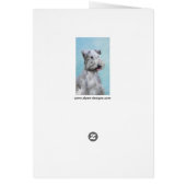 Cesky Terrier 絵画's – かわいいオリジナルドッグアート (裏面)