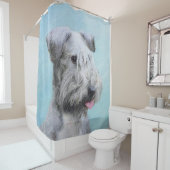 Cesky Terrier 絵画's – かわいいオリジナルドッグアート シャワーカーテン (インサイチュ)