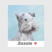 Cesky Terrier 絵画's – かわいいオリジナルドッグアート シール (シート)