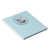 Cesky Terrier 絵画's – かわいいオリジナルドッグアート ノートパッド (アングル)