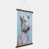 Cesky Terrier 絵画's – かわいいオリジナルドッグアート 吊り下げ型タペストリー (傾斜あり)