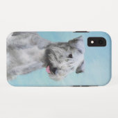Cesky Terrier 絵画's – かわいいオリジナルドッグアート Case-Mate iPhoneケース (裏面(横))