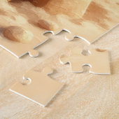 Cesky Terrier Beach Sandcastle Scene ジグソーパズル (側面)