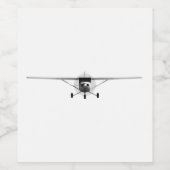 Cessna 152 wine bottle ワインラベル (シングルラベル)