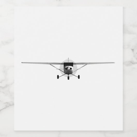 Cessna 152 wine bottle ワインラベル (シングルラベル)