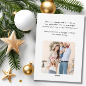 Cessna Airplane carries Christmas Tree Photo Funny シーズンカード