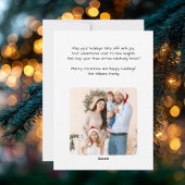 Cessna Airplane carries Christmas Tree Photo Funny シーズンカード