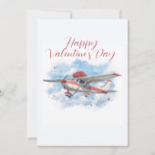Cessna Airplane carries Flower Bouquet Photo Funny シーズンカード (正面)
