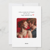 Cessna Airplane carries Flower Bouquet Photo Funny シーズンカード (裏面)