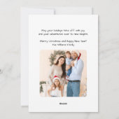 Cessna Airplane Christmas Tree in Hangar & Photo  シーズンカード (裏面)