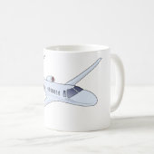Cessna CitationJetで朝を高める コーヒーマグカップ (正面右)