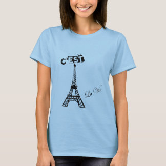 C'estのlaは竸います Tシャツ