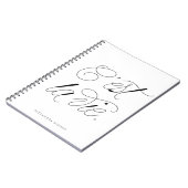 C'est La Vieスクリプモダントパーソナライズされた ノートブック (左側)