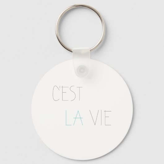 C'est La Vie – それは人生だ キーホルダー (正面)
