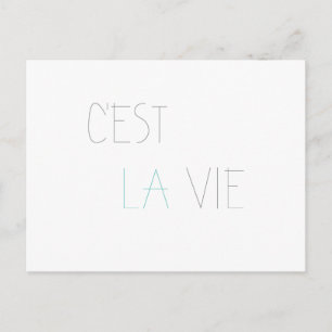 C'est La Vie – それは人生だ ポストカード