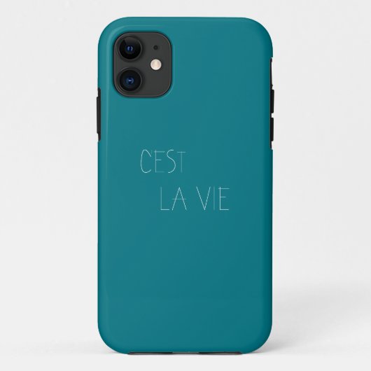C'est La Vie – それは人生だ Case-Mate iPhoneケース (裏面)