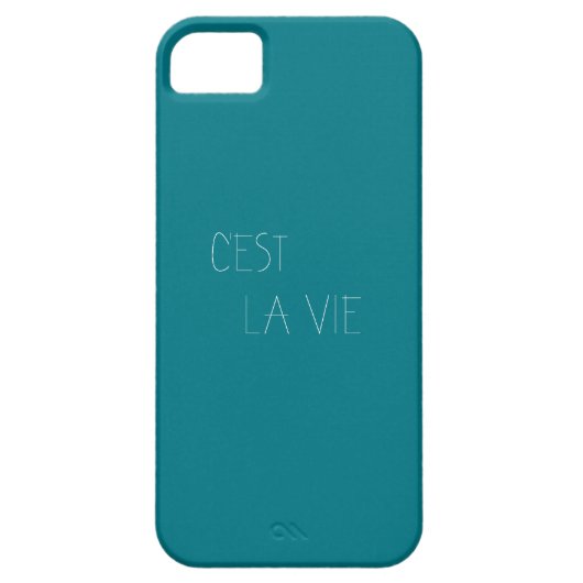 C'est La Vie – それは人生だ Case-Mate iPhoneケース (裏面)