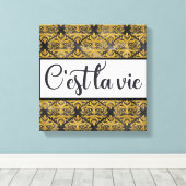 C'est La Vie Canvas Print キャンバスプリント (インサイチュ (ウッドフロア))