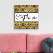 C'est La Vie Canvas Print キャンバスプリント (インサイチュ (リビング))