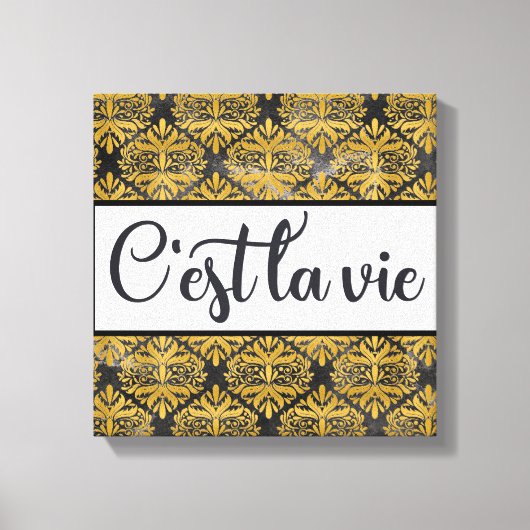 C'est La Vie Canvas Print キャンバスプリント (正面)