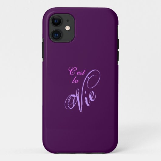 C'est la Vie iPhoneケース Case-Mate iPhoneケース (裏面)