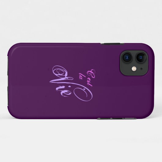 C'est la Vie iPhoneケース Case-Mate iPhoneケース (裏面(横))