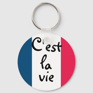 C'est la vie keychainも キーホルダー