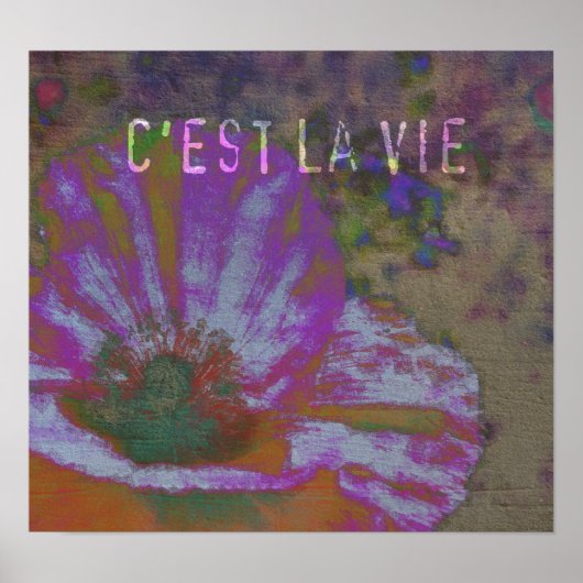 C'est La Vie Poppyポスター ポスター (正面)