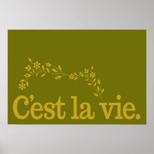 C'est La Viecustomポスター ポスター (正面)