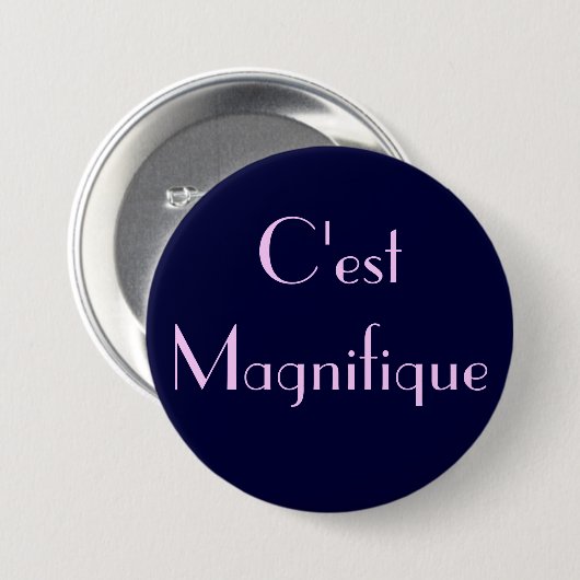 C'est Magnifique 缶バッジ (正面&裏面)